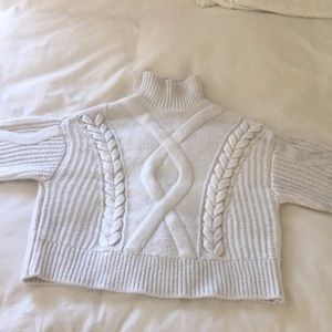 White Elizabeth and James Turtleneck